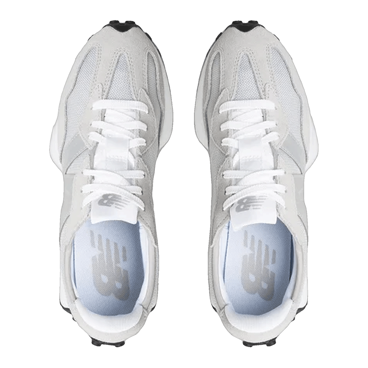 New Balance 327 Grey Silver Oben MS327MA1