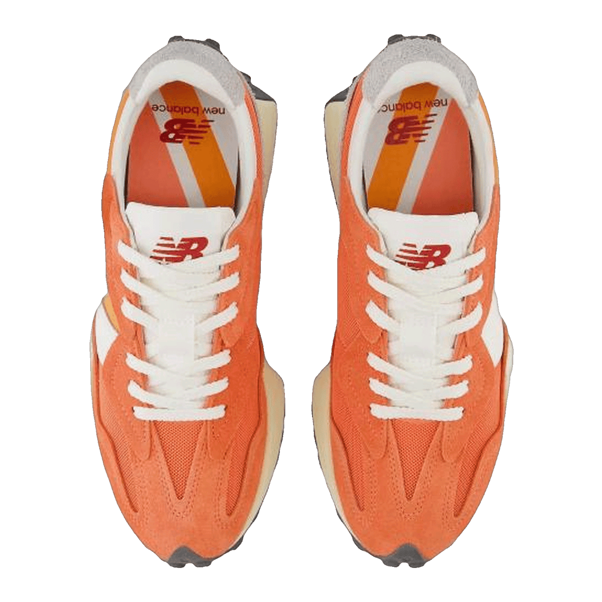 New Balance 327 Gulf Red Sun Glow Oben U327WRC