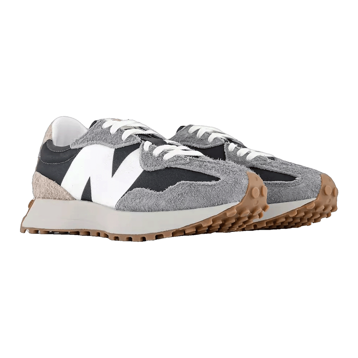 New Balance 327 Harbor Grey White Gum Side MS327UD