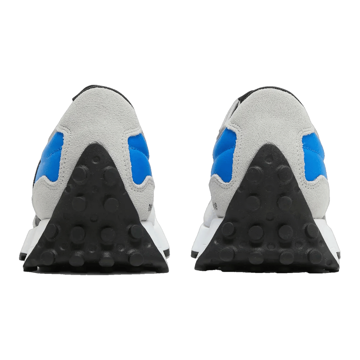New Balance 327 Light Aluminum Cobalt Blue Back