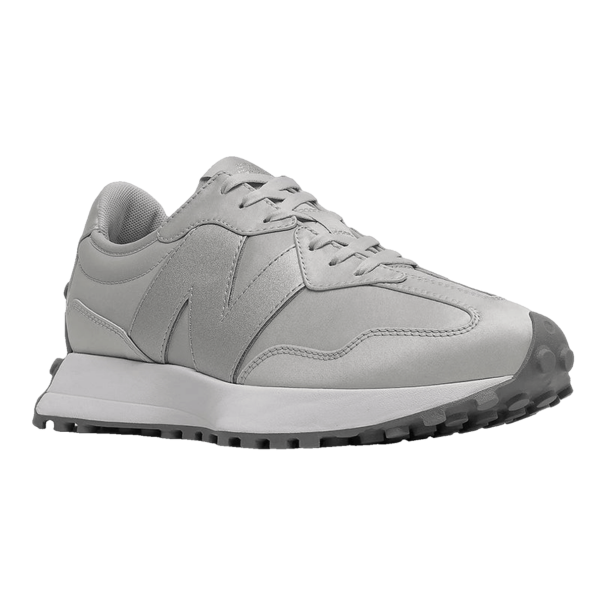New Balance 327 Light Aluminum Gunmetal (W) Side WS327MT1