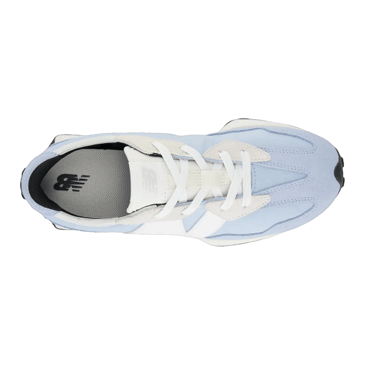 New Balance 327 Light Chrome Blue White (GS) Oben