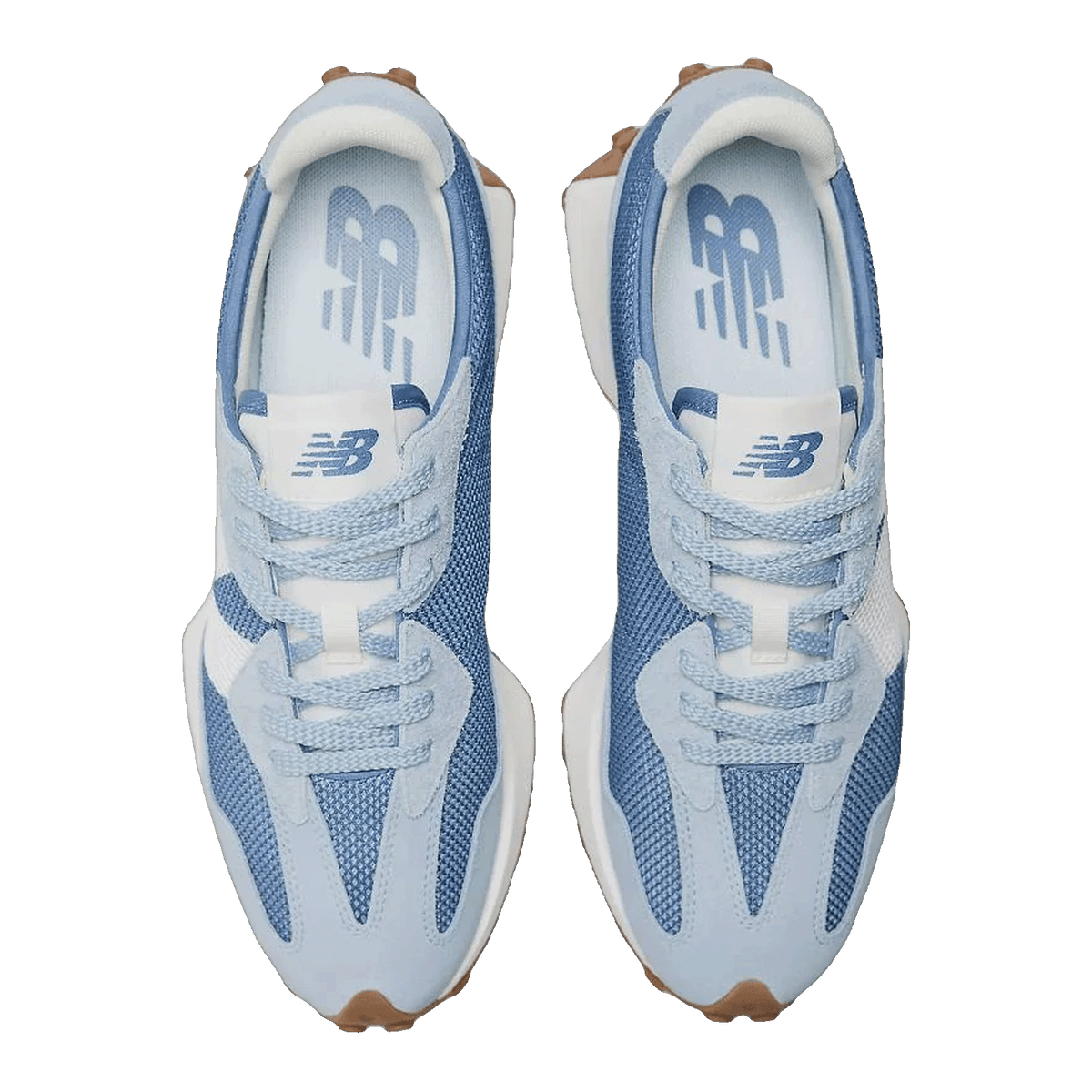New Balance 327 Mercury Blue Oben MS327MQ