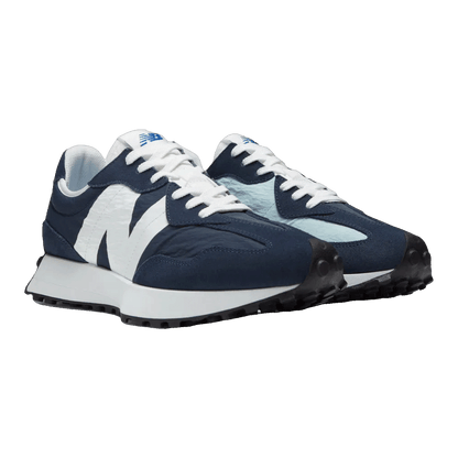 New Balance 327 Natural Indigo Blue White Side