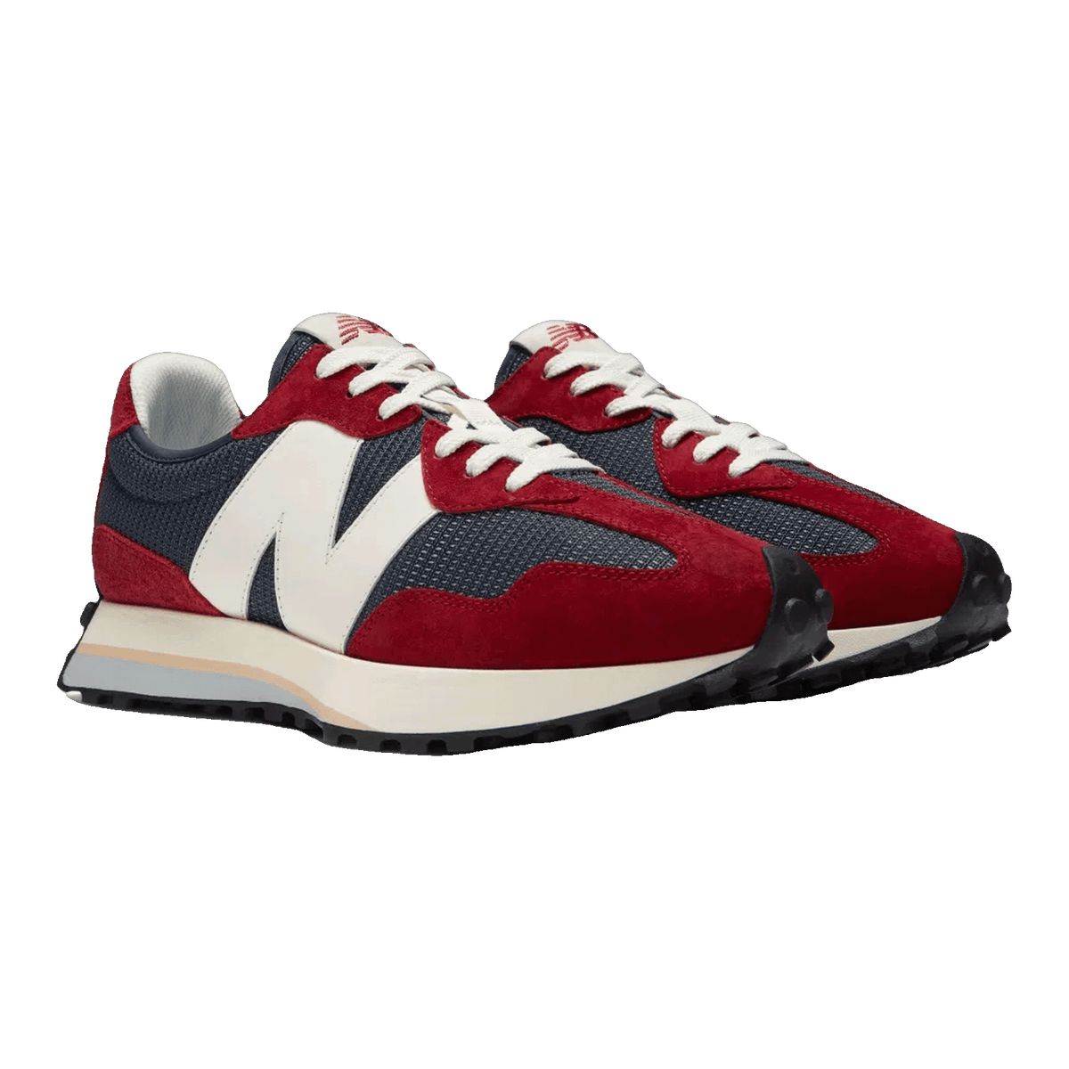 New Balance 327 Navy Blue Red White Side