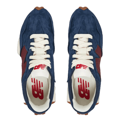 New Balance 327 Navy Burgundy Oben U327WSB