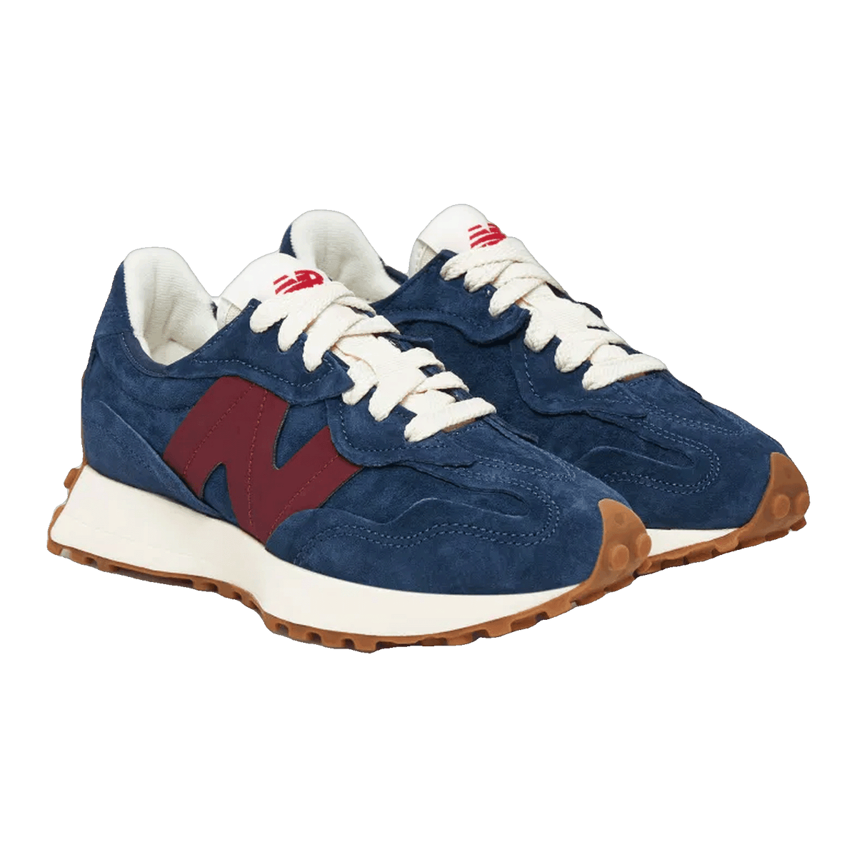 New Balance 327 Navy Burgundy Side U327WSB