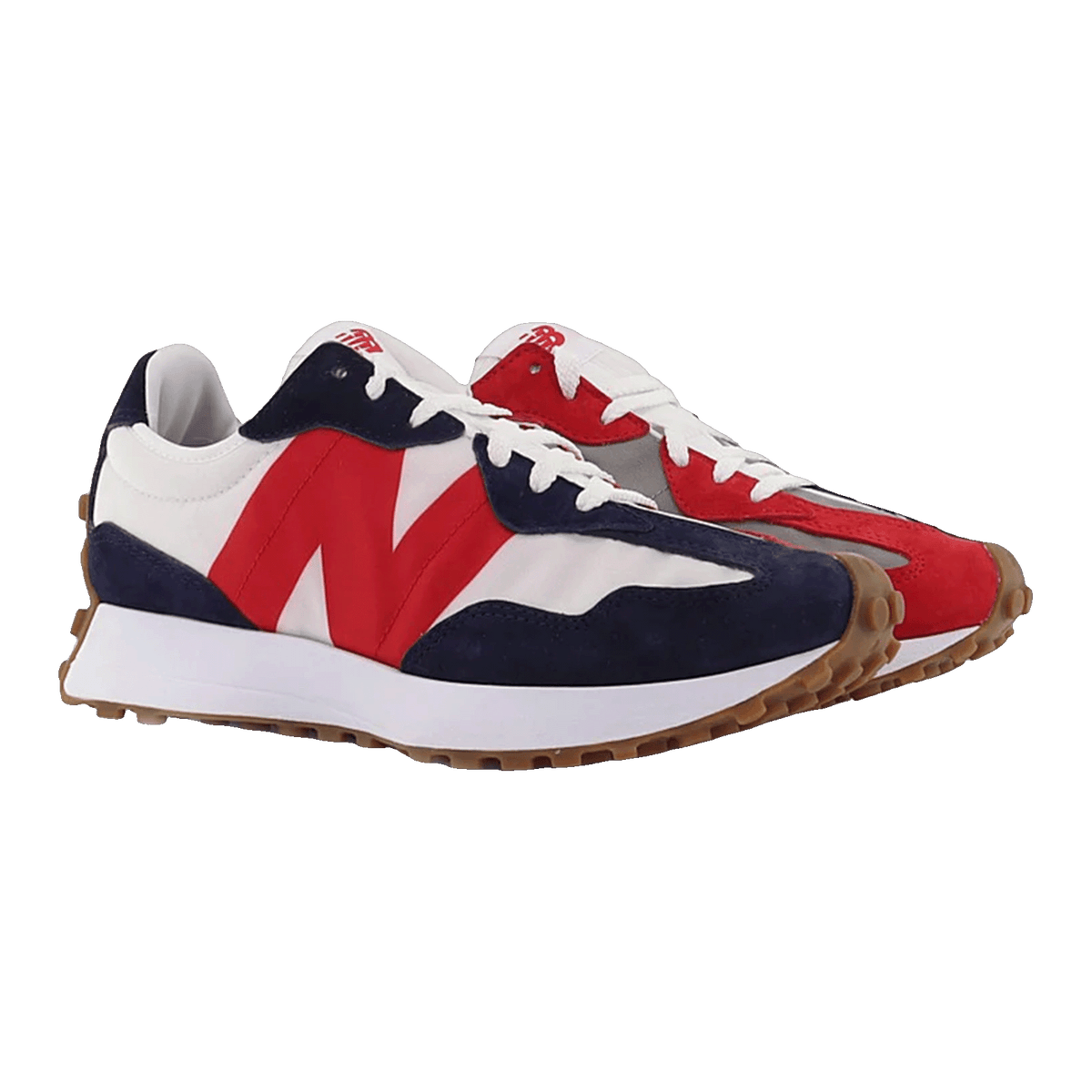 New Balance 327 Navy Red Gum Side MS327RP