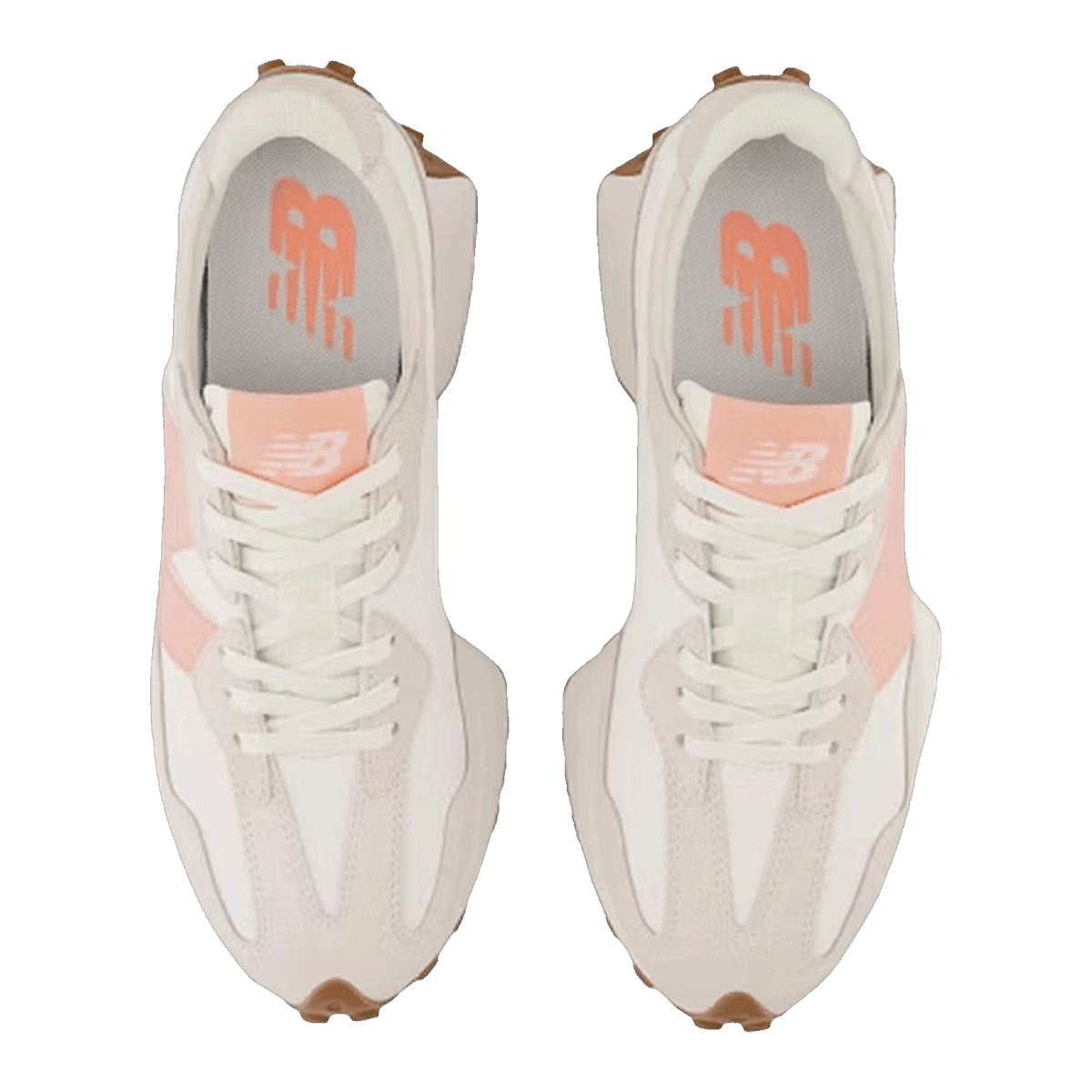 New Balance 327 Pink White Gum (W) Oben