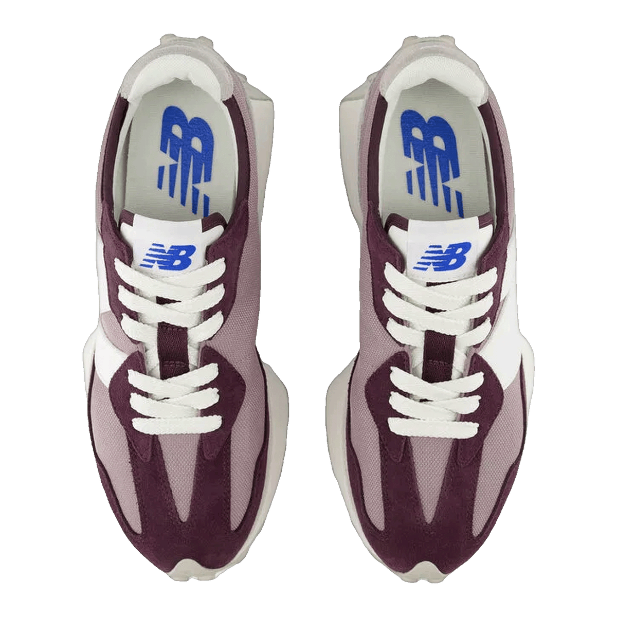 New Balance 327 Plum Brown Ice Wine Oben
