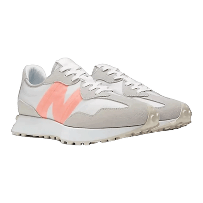 New Balance 327 Rain Cloud Vibrant Orange Side