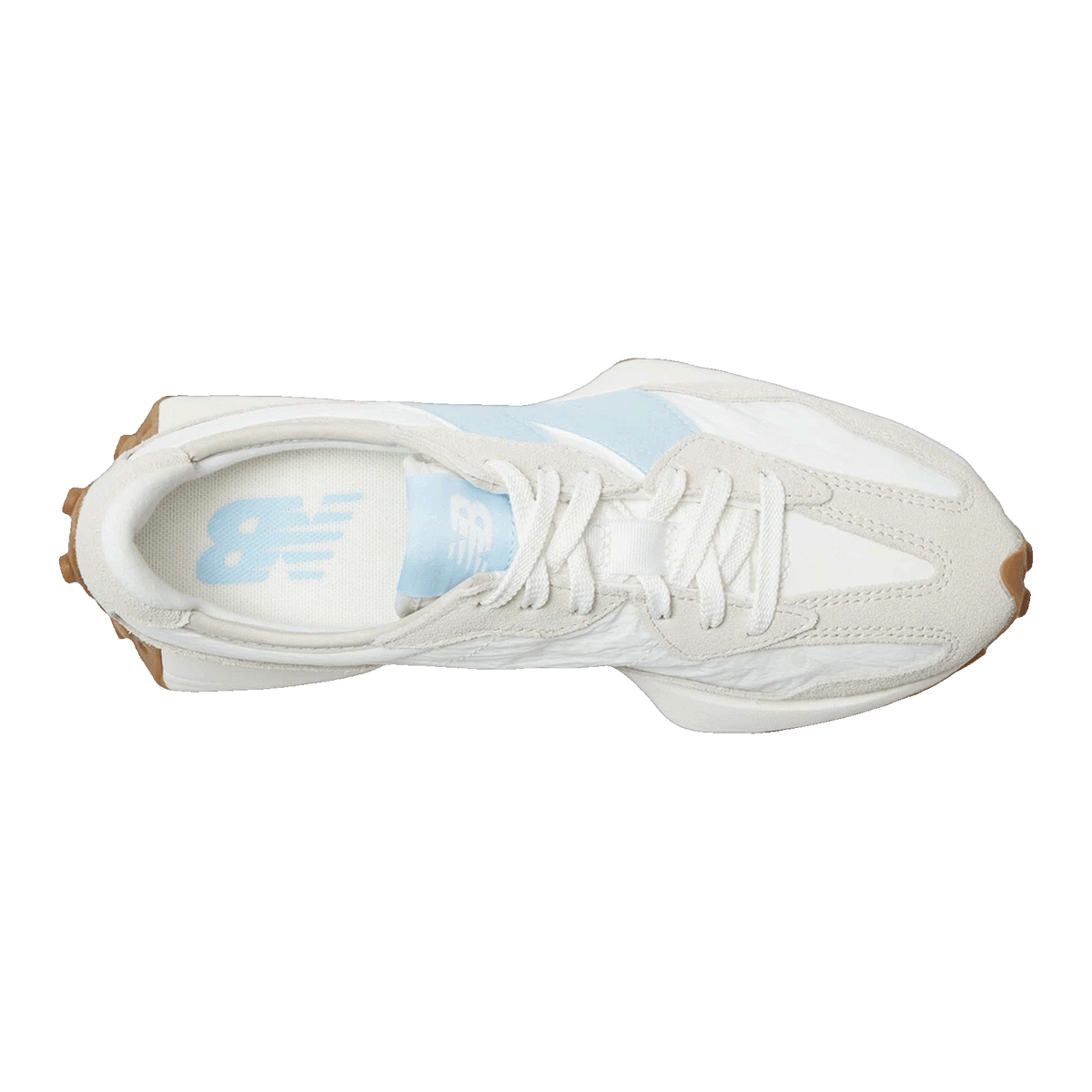 New Balance 327 Timberwolf Sea Salt Light Chrome Blue (W) Oben WS327FTA