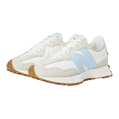 New Balance 327 Timberwolf Sea Salt Light Chrome Blue (W) Side WS327FTA