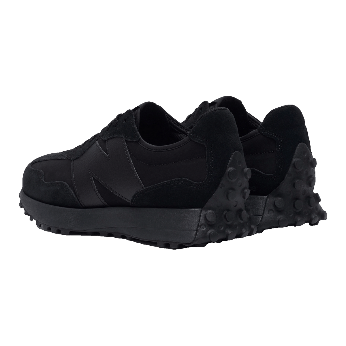 New Balance 327 Triple Black Back MS327LX1