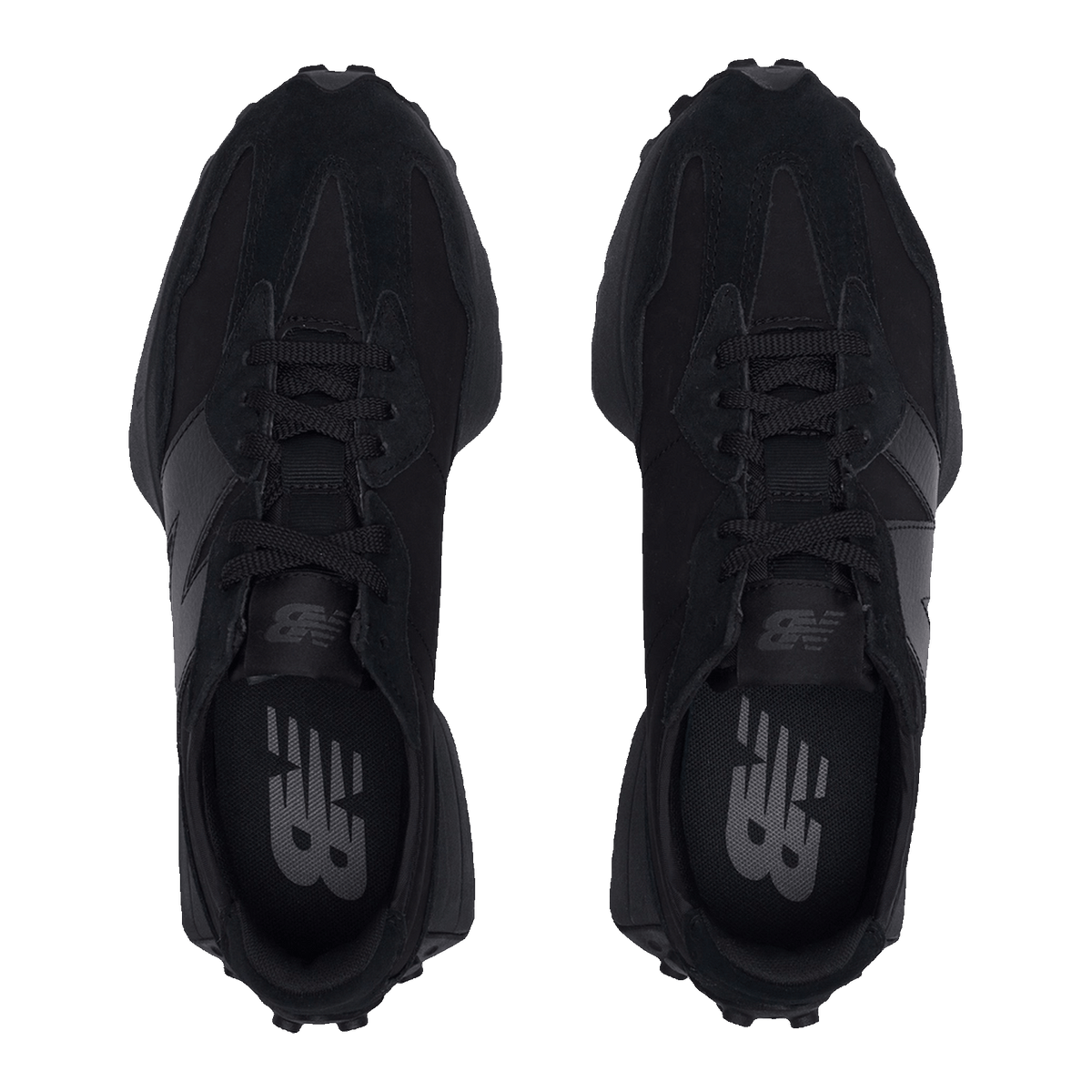New Balance 327 Triple Black Oben