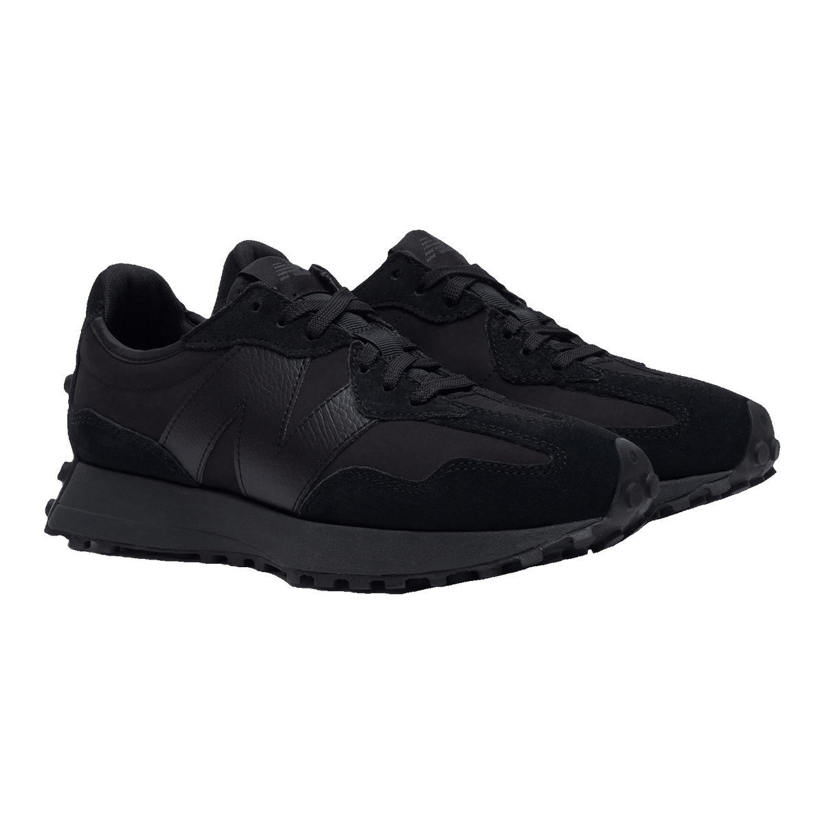 New Balance 327 Triple Black Side MS327LX1