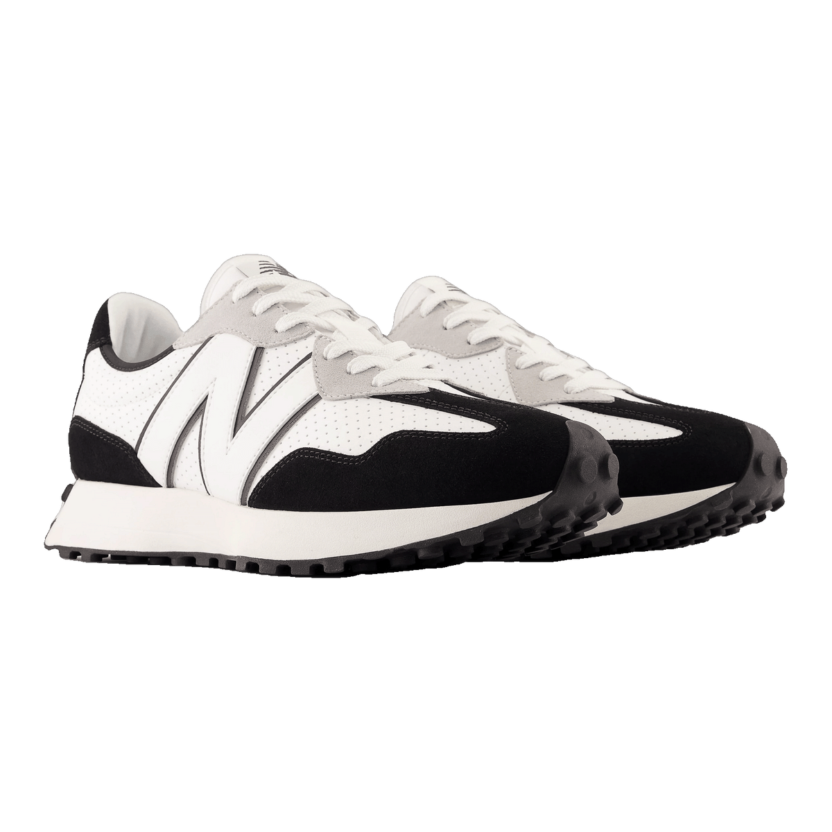 New Balance 327 White Black Grey Side MS327NI