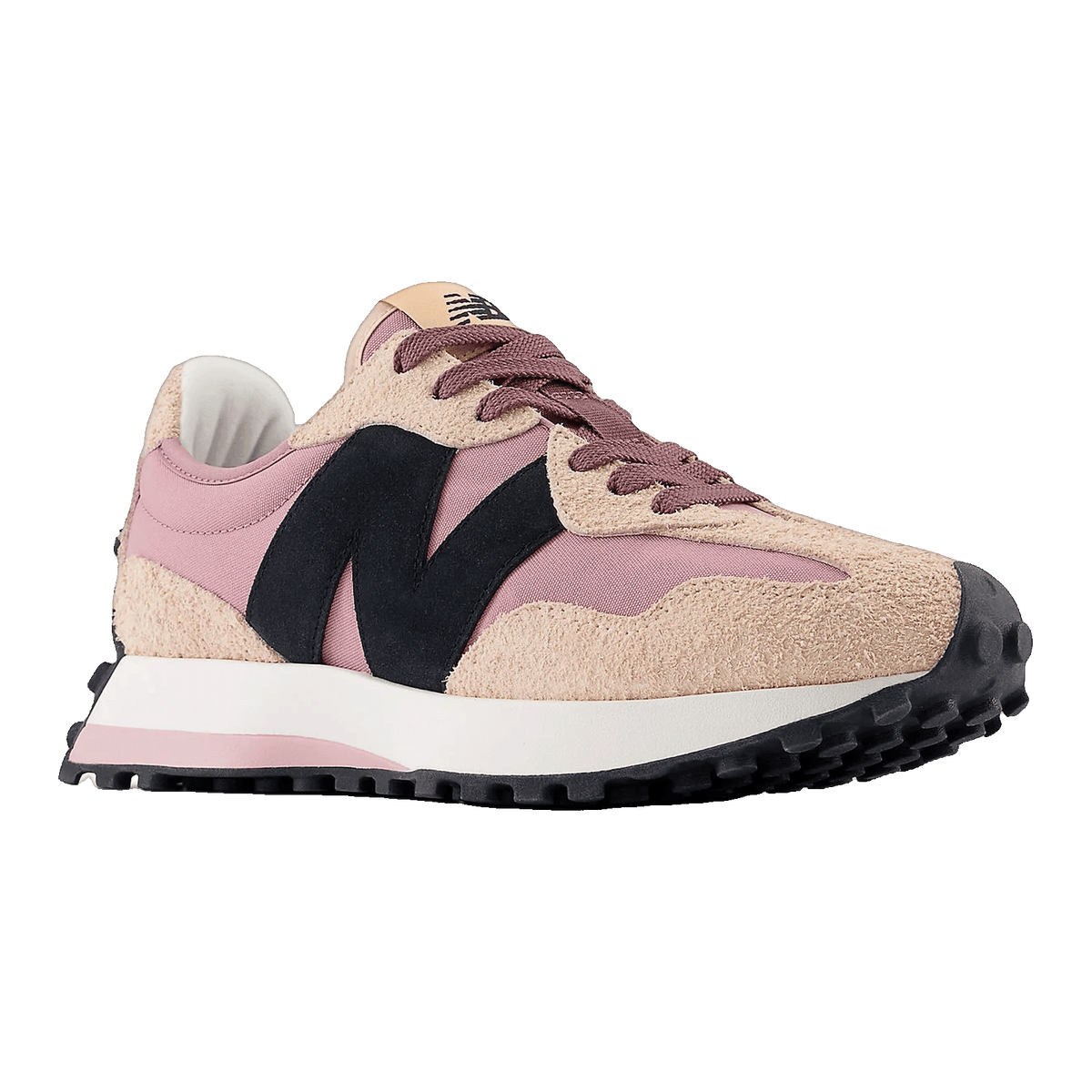 New Balance 327 White Black Pink (W) Side WS327WE