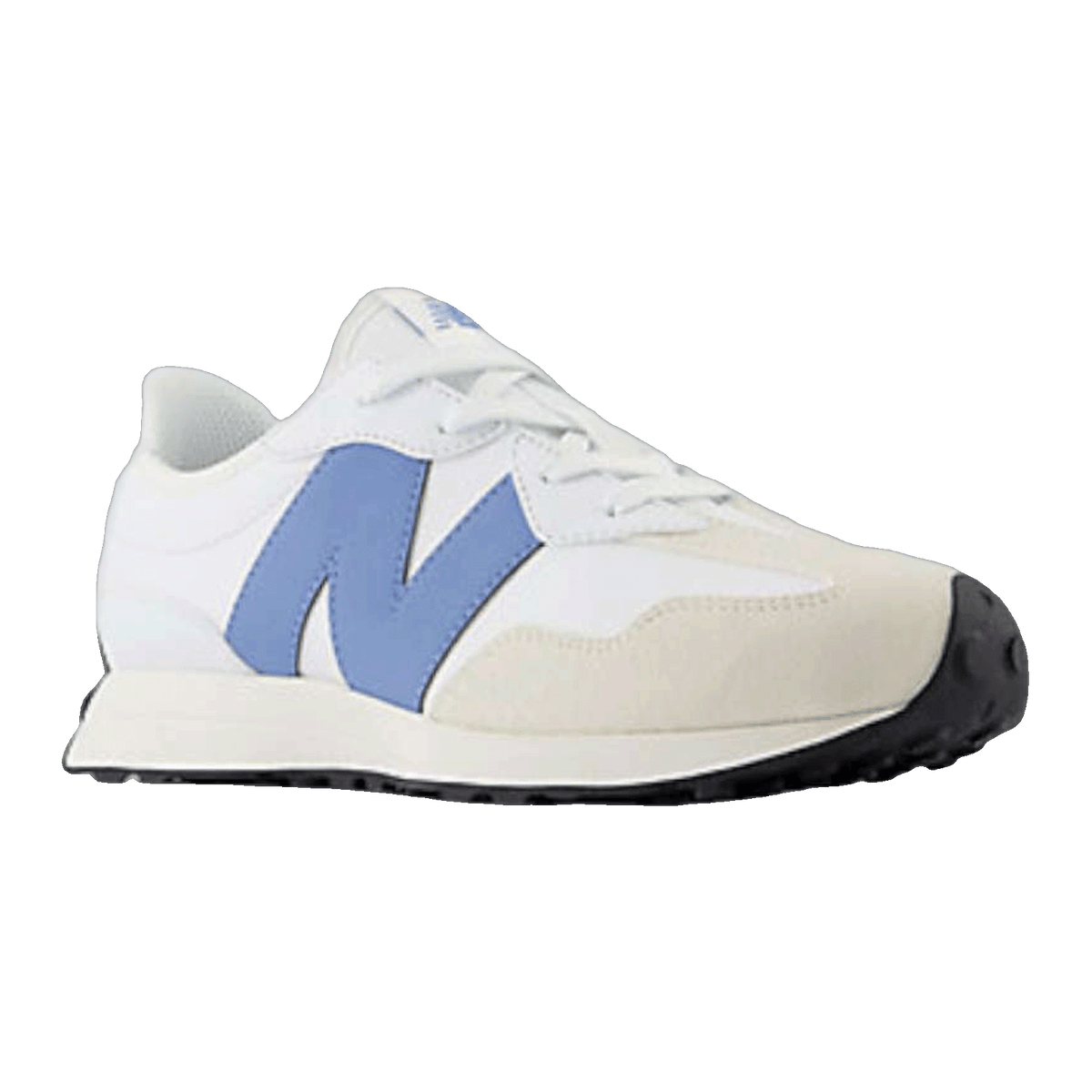 New Balance 327 White Blue Laguna (GS) Side