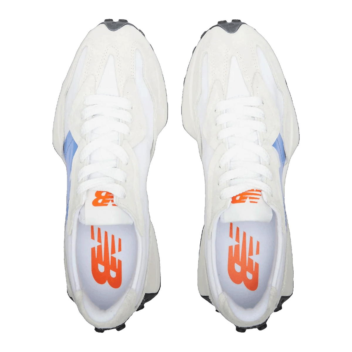 New Balance 327 White Bright Lapis Oben U327WEB