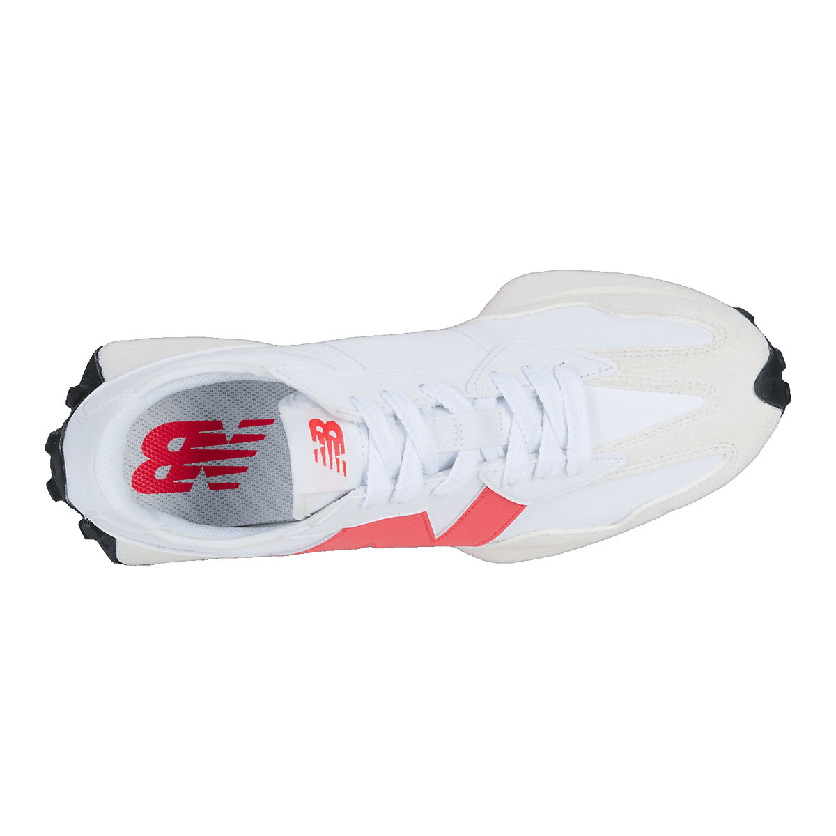 New Balance 327 White Burst Red Oben U327SKA