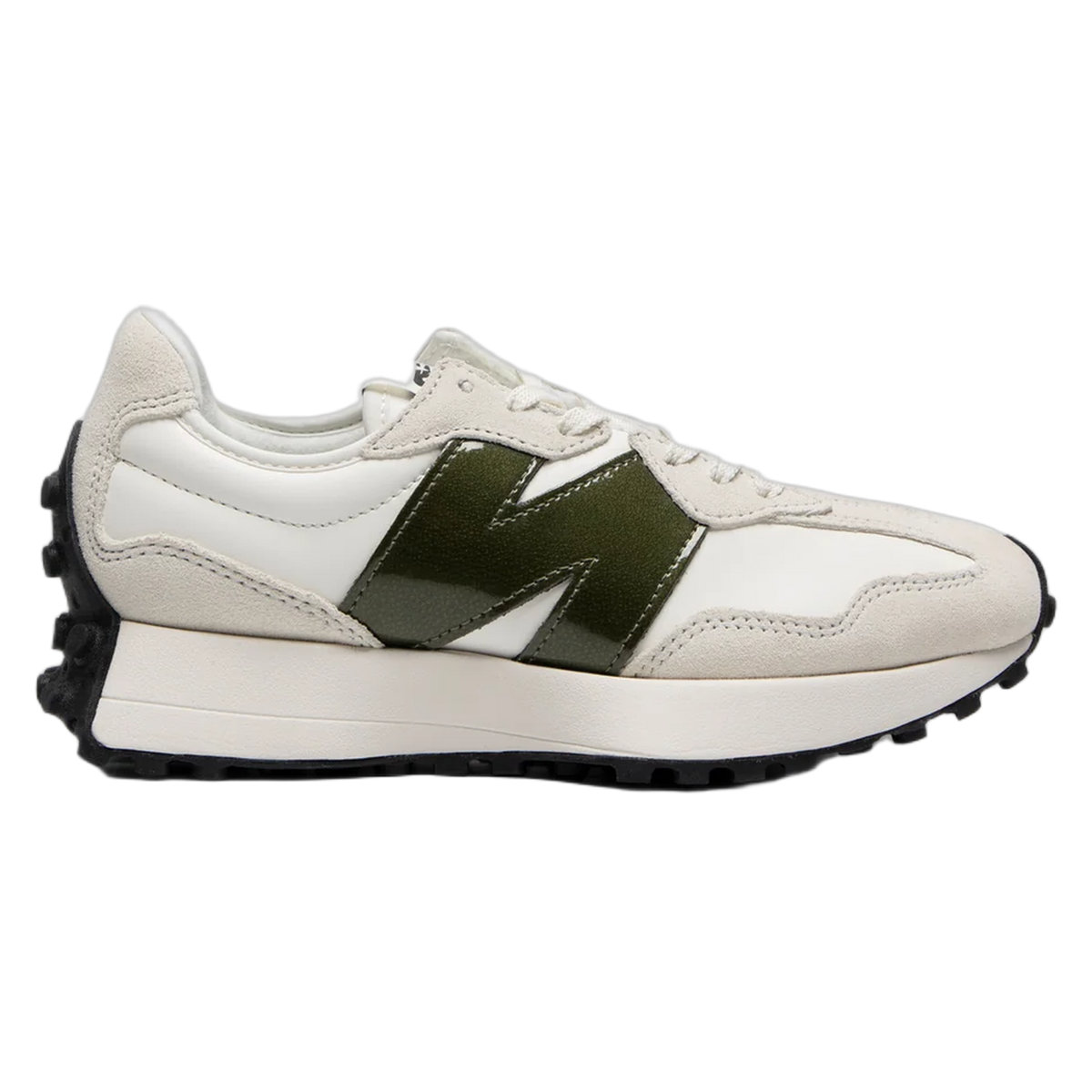 New Balance 327 White Dark Green (W) WS327JWA