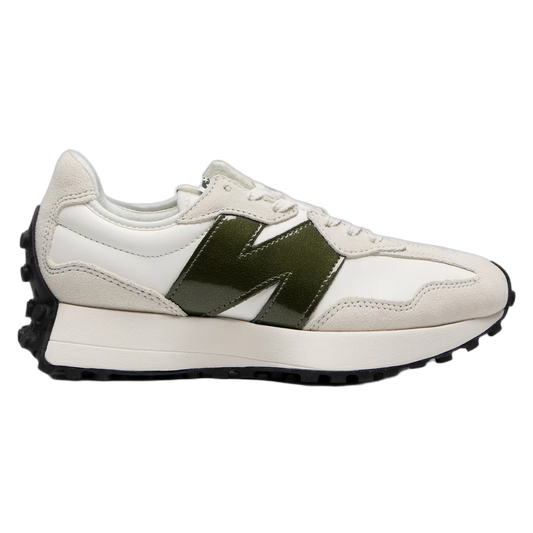 New Balance 327 White Dark Green (W) WS327JWA