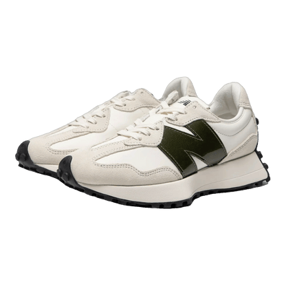 New Balance 327 White Dark Green (W) Side WS327JWA