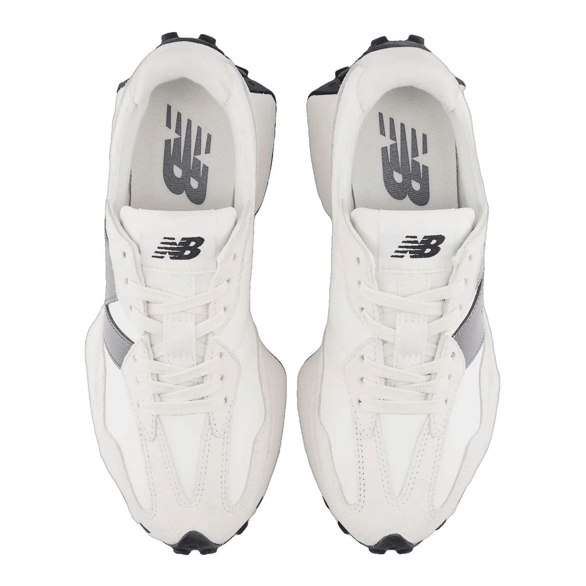 New Balance 327 White Dark Grey (W) Oben WS327JWB