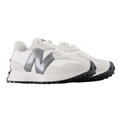 New Balance 327 White Dark Grey (W) Side WS327JWB