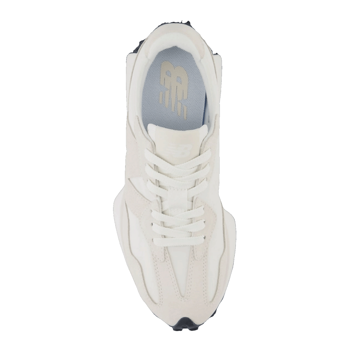 New Balance 327 White Sea Salt Suede (W) Oben