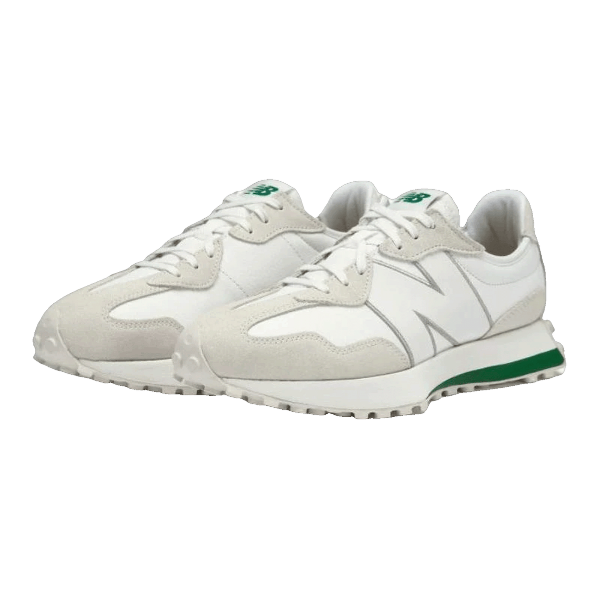 New Balance 327 White Succulent Green Side U327UNP