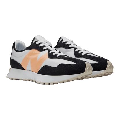 New Balance 327 White Vibrant Apricot Side MS327SO