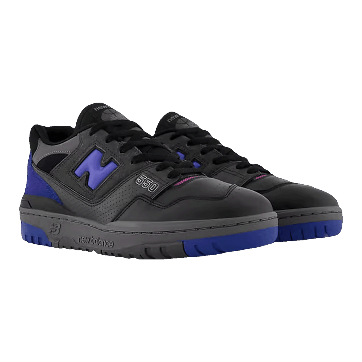 New Balance 550 Black Pink Purple Side BB550SSB