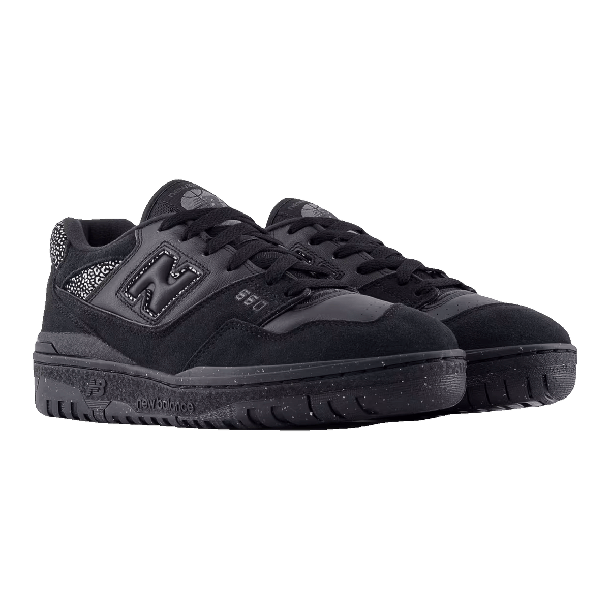 New Balance 550 Black White Leopard (W) Side BBW550CO