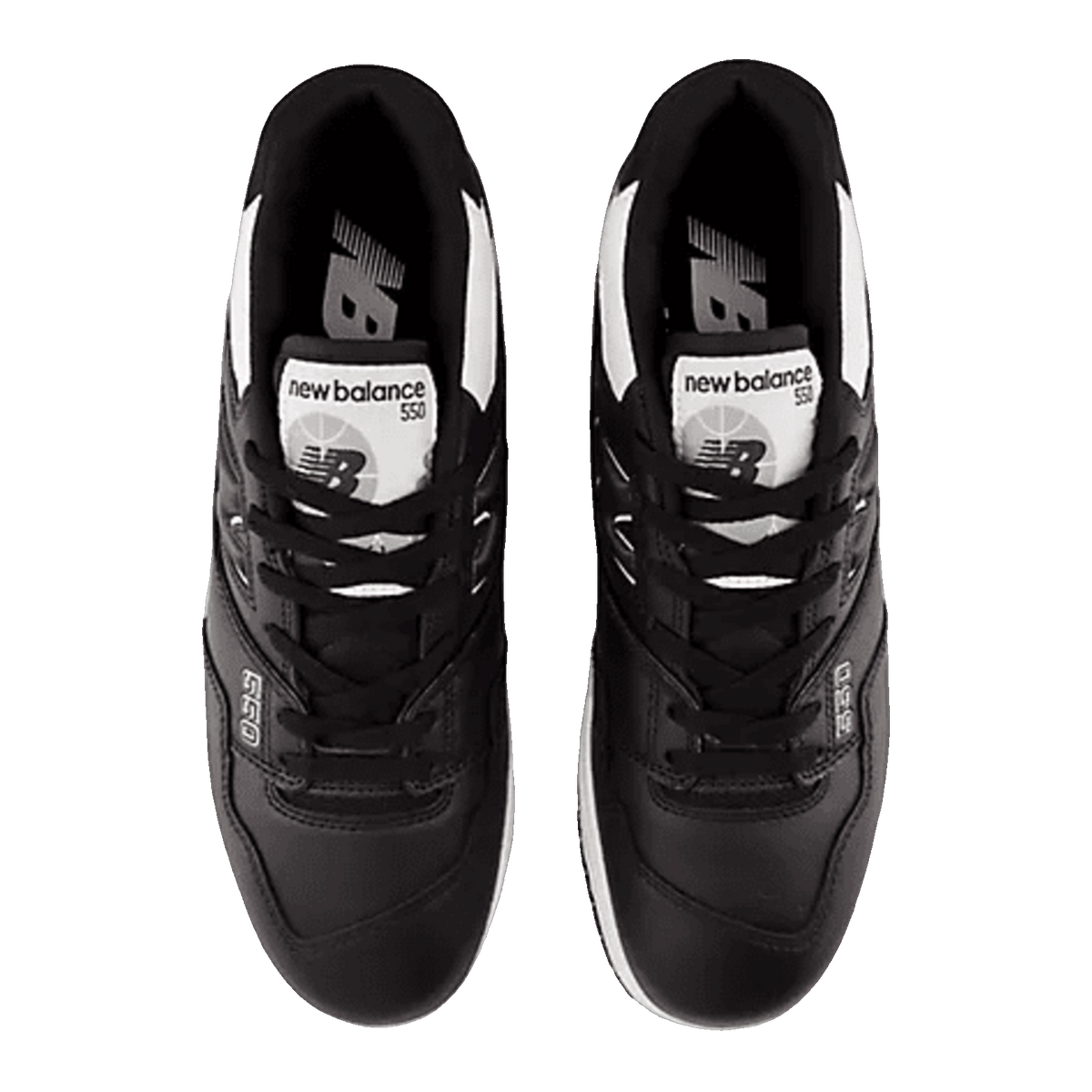 New Balance 550 Black White Oben BB550SV1