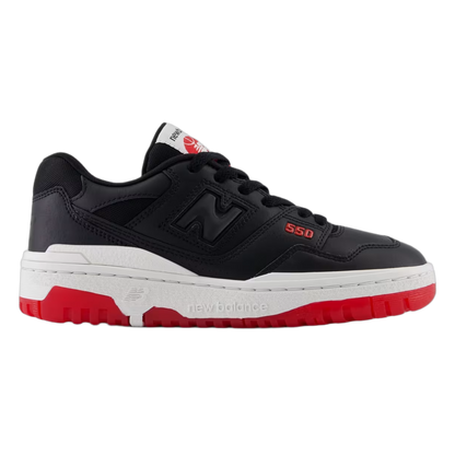 New Balance 550 Black White Red (GS) GSB550KB
