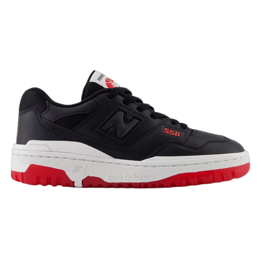 New Balance 550 Black White Red (GS) GSB550KB
