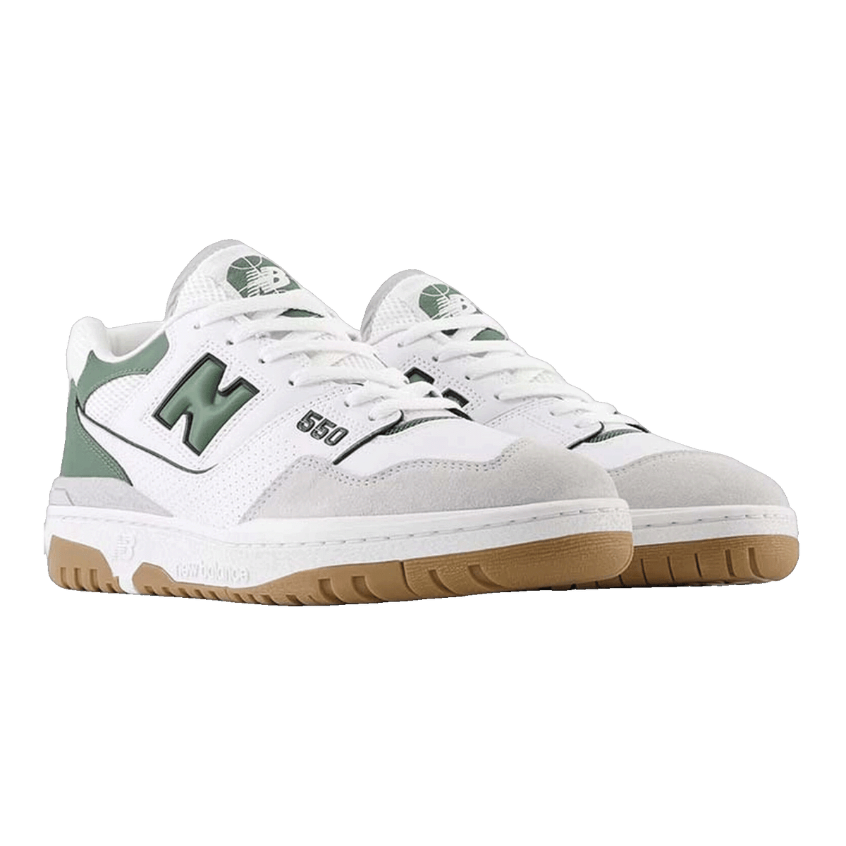 New Balance 550 Bright Grey Nori (GS) Side GSB550SD