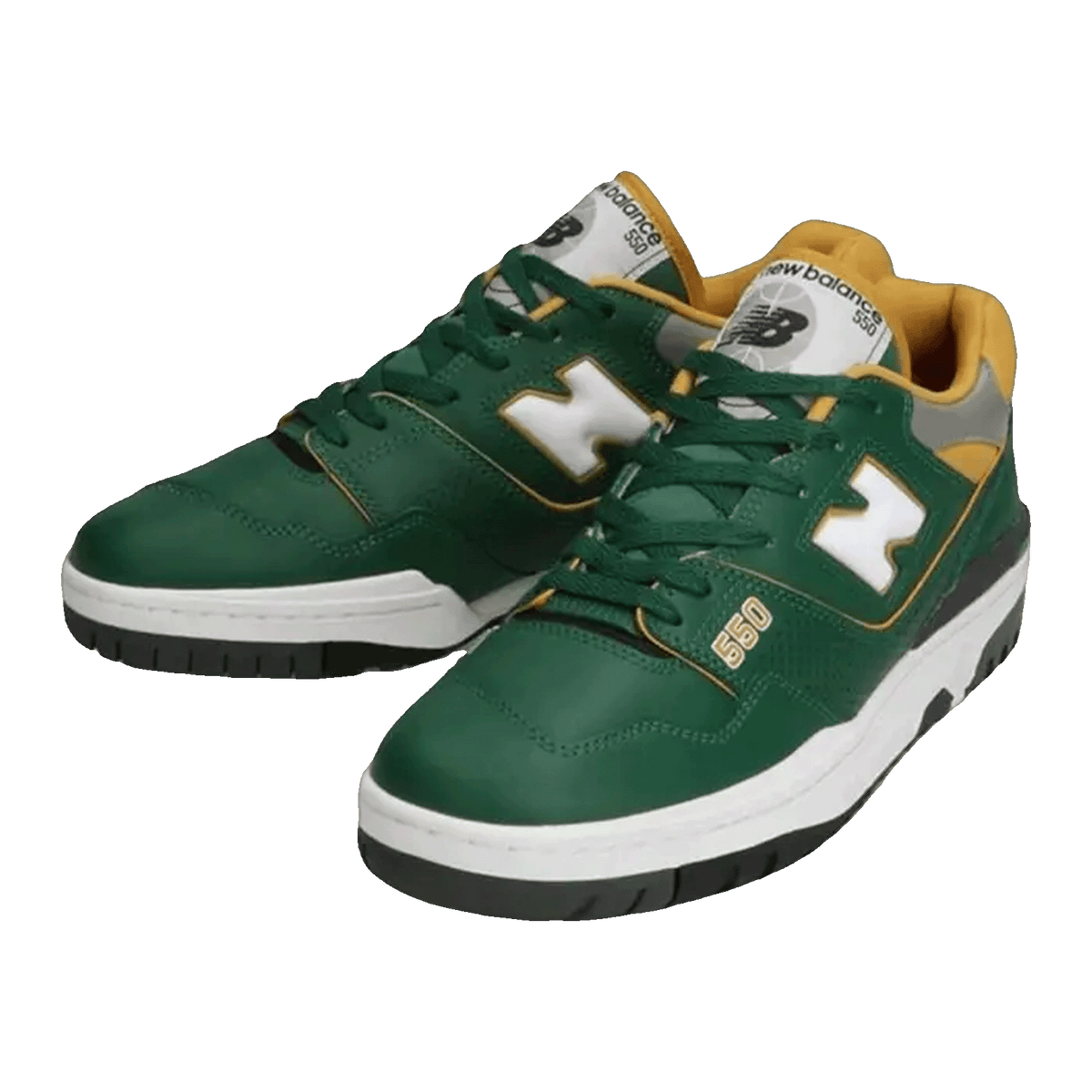 New Balance 550 Dark Green Gold Side BB550MM1