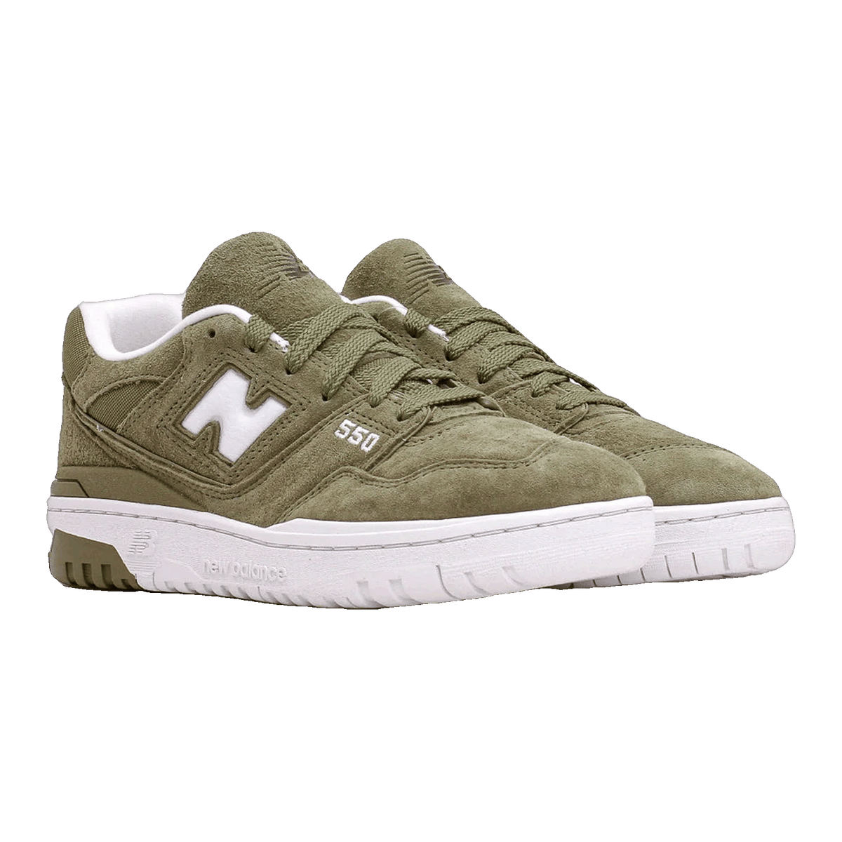New Balance 550 Dark Olivine White Side BB550UCO