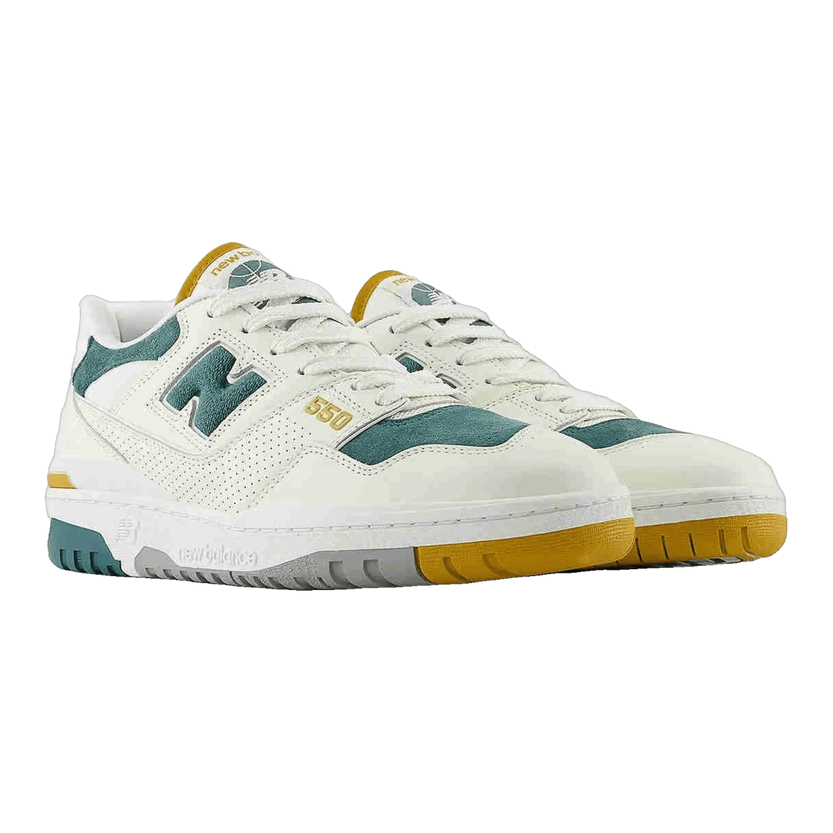 New Balance 550 Green Mustard Side BB550VRA