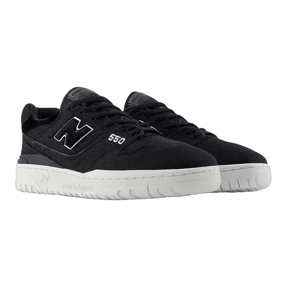 New Balance 550 Magnet Black White Side BB550MDB