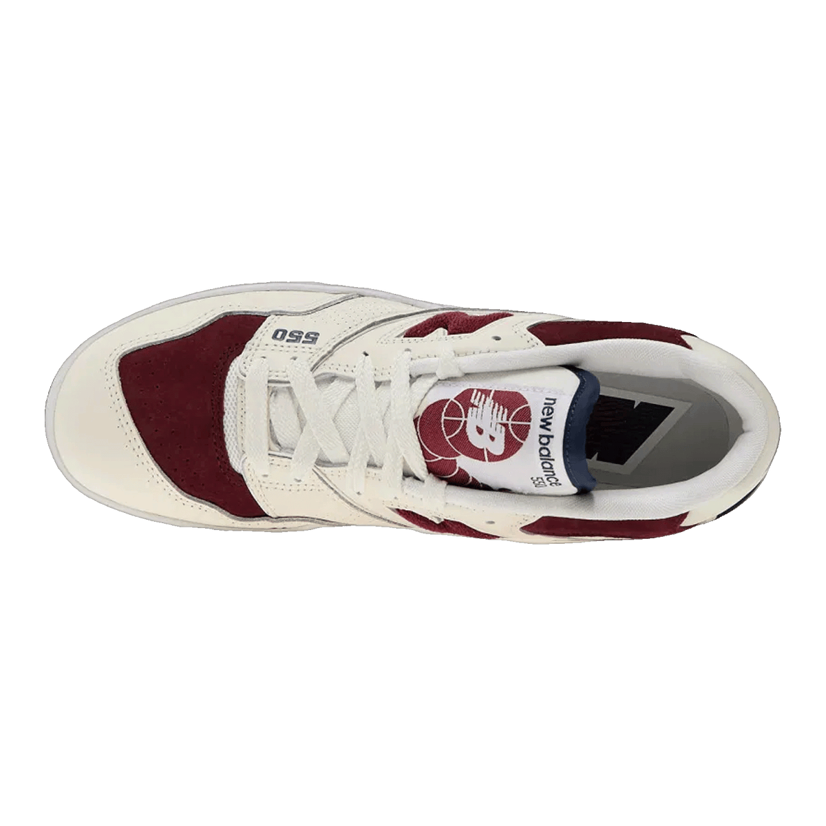 New Balance 550 Maroon Navy Oben BB550VRC