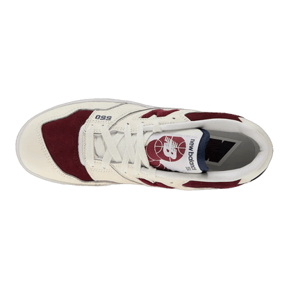 New Balance 550 Maroon Navy Oben BB550VRC