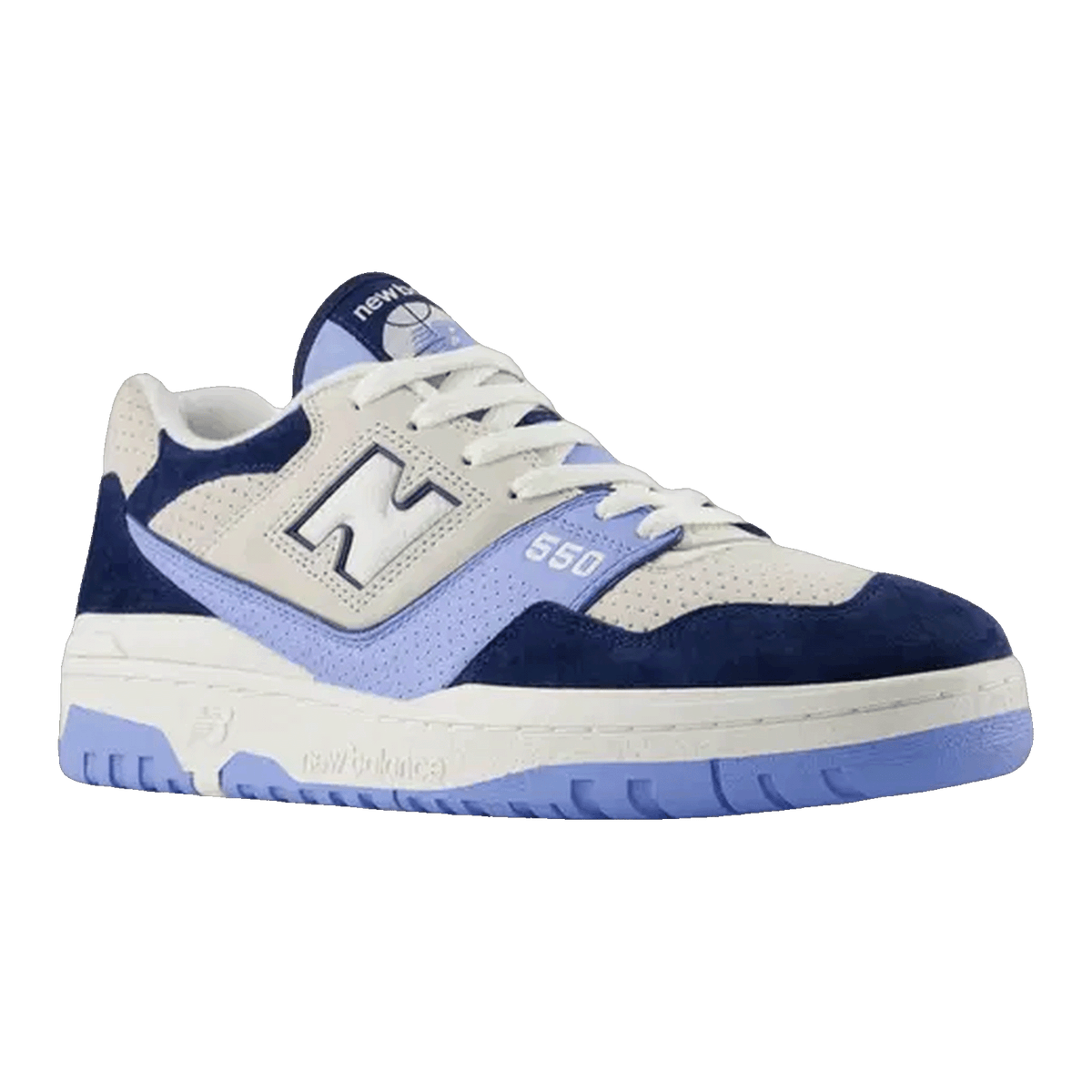 New Balance 550 Navy Electric Sky Side BB550FLA