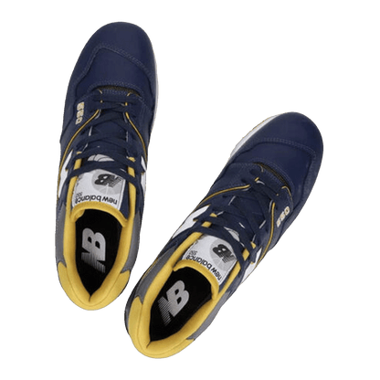 New Balance 550 Navy Gold Oben
