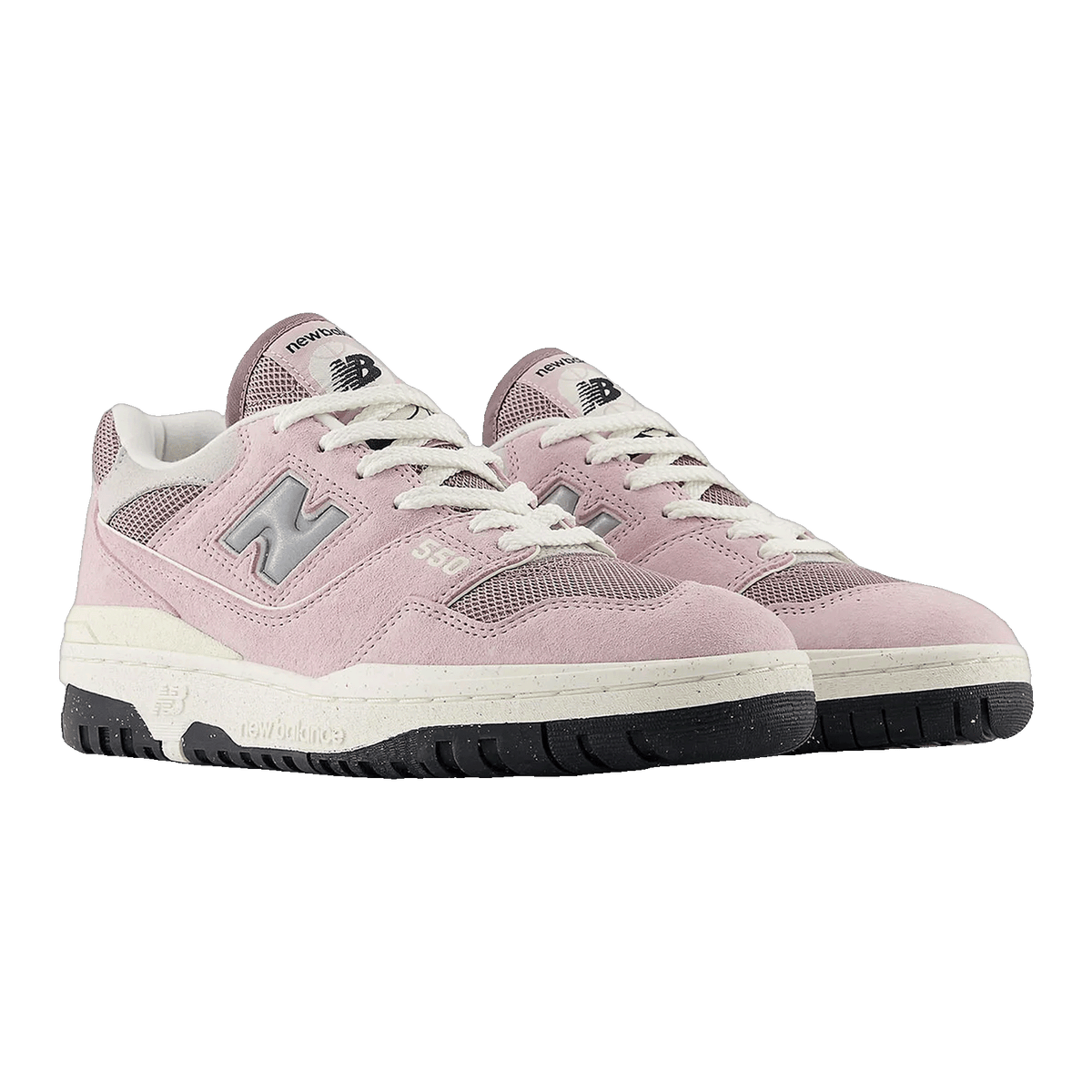 New Balance 550 Pink Suede (W) Side