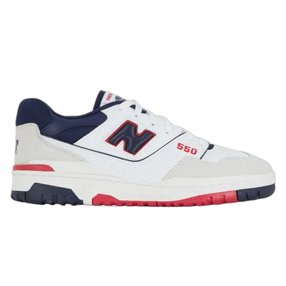 New Balance 550 Premium White Navy Red BB550CC1