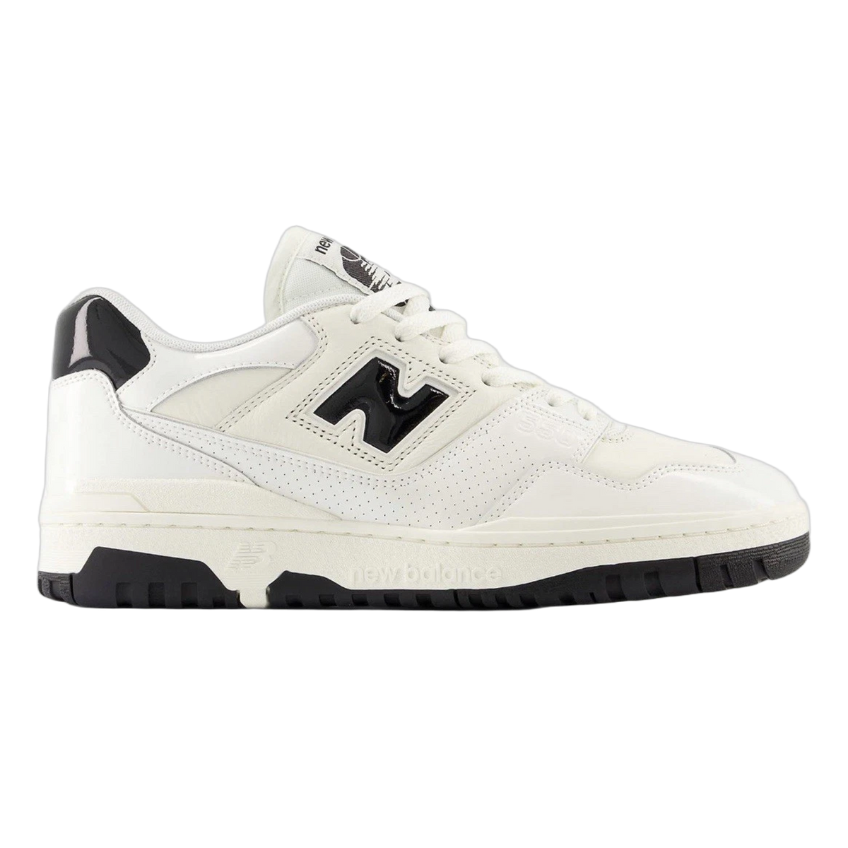 New Balance 550 Sea Salt Black Patent BB550YKF